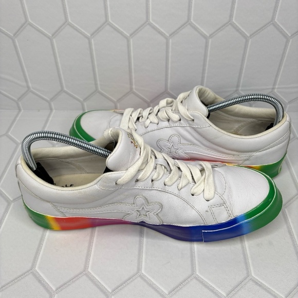 Converse All Star Men's Golf Le Fleur x One Star Ox Rainbow Size 10 - Picture 7 of 11